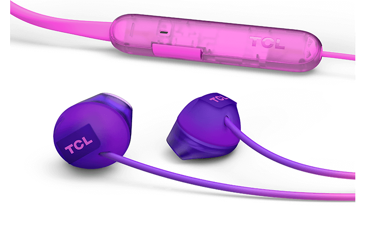 TCL Sunrise Purple Wireless In-ear Bluetooth Headphones with Mic - SOCL200BTPP - Image 4