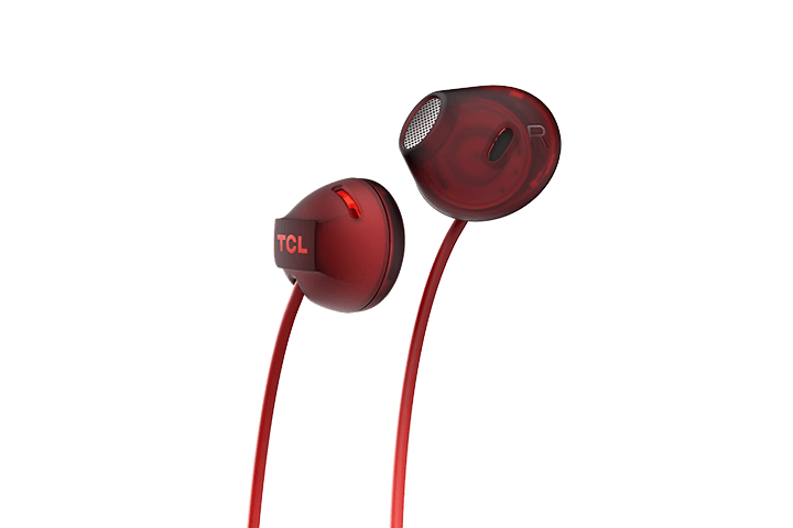 TCL Sunset Orange Wireless In-ear Bluetooth Headphones with Mic - SOCL200BTOR - Image 3