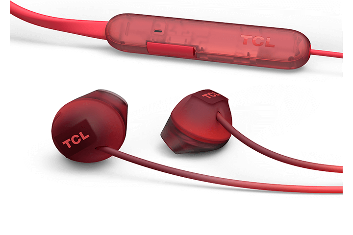 TCL Sunset Orange Wireless In-ear Bluetooth Headphones with Mic - SOCL200BTOR - Image 4