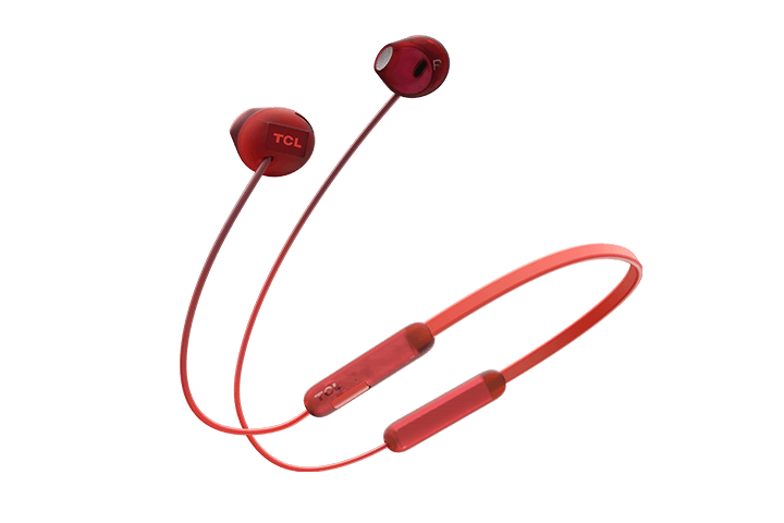 TCL Sunset Orange Wireless In-ear Bluetooth Headphones with Mic - SOCL200BTOR
